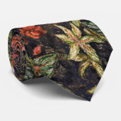 アンティークフラワーズバイアレクサンドラ調理師アカリナンダラ ネクタイ (ロール)