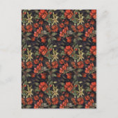 アンティークフラワーズバイアレクサンドラ調理師アカリナンダラ ポストカード (正面)