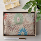 アンティークフラワーデザイン – クラフトティッシュペーパー 薄葉紙 (ギフト)