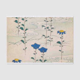 アンティークフラワーデザイン – クラフトティッシュペーパー 薄葉紙