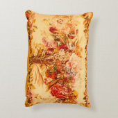 アンティークフラワーブーケ アクセントクッション (裏面(縦))