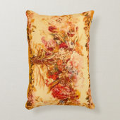 アンティークフラワーブーケ アクセントクッション (正面(垂直))