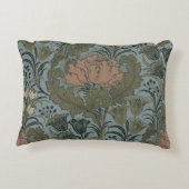 アンティークフラワーモリスガーデンフローラ壁紙 アクセントクッション (裏面)