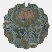 アンティークフラワーモリスガーデンフローラ壁紙 オーナメントカード (裏面)