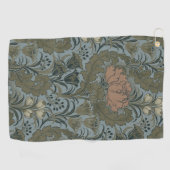 アンティークフラワーモリスガーデンフローラ壁紙 ゴルフタオル (横)