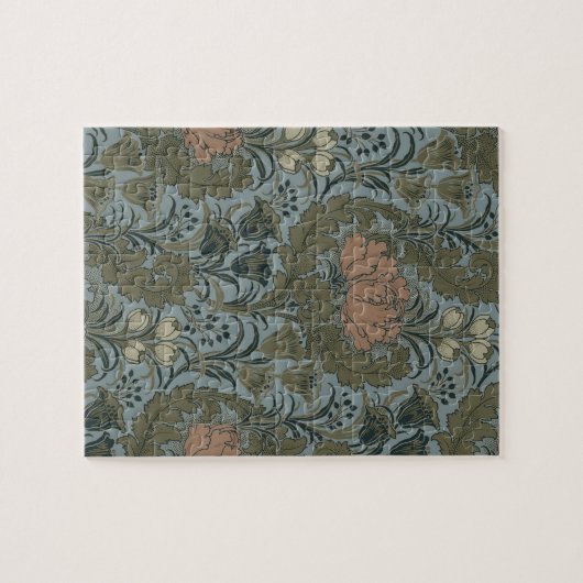 アンティークフラワーモリスガーデンフローラ壁紙 ジグソーパズル (横)