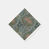 アンティークフラワーモリスガーデンフローラ壁紙 スタンダードカクテルナプキン (角)