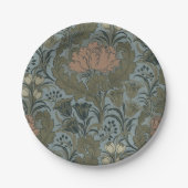 アンティークフラワーモリスガーデンフローラ壁紙 ペーパープレート (正面)