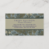 アンティークフラワーモリスガーデンフローラ壁紙 名刺 (裏面)