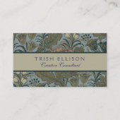 アンティークフラワーモリスガーデンフローラ壁紙 名刺 (正面)