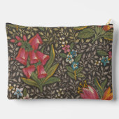 アンティークフランスのトイルドジュイ1800sフローラブランチ アクセサリーポーチ (裏面)