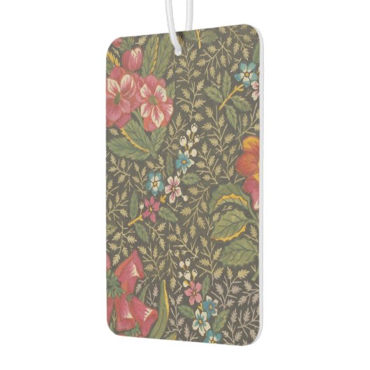 アンティークフランスのトイルドジュイ1800sフローラブランチ カーエアーフレッシュナー (左)