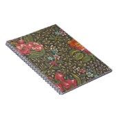 アンティークフランスのトイルドジュイ1800sフローラブランチ ノートブック (右側)