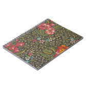 アンティークフランスのトイルドジュイ1800sフローラブランチ ノートブック (左側)