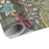 アンティークフランスのトイルドジュイ1800sフローラブランチ ラッピングペーパー (ロールコーナー)