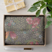 アンティークフランスのトイルドジュイ1800sフローラブランチ 薄葉紙 (ギフト)