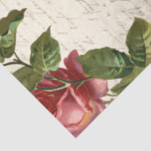 アンティークフランスのバラ 薄葉紙 (詳細)