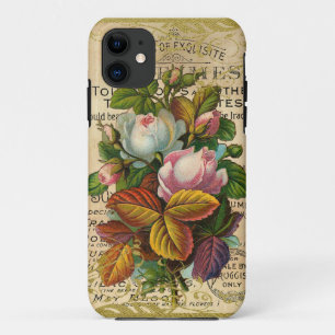 アンティークフランスのバラ iPhone 11 ケース