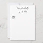 アンティークフランスのファッションのプレートとカ威厳があるレンダー セーブザデート (裏面)