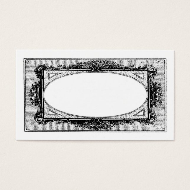 アンティークフランスのフレームカード (正面)
