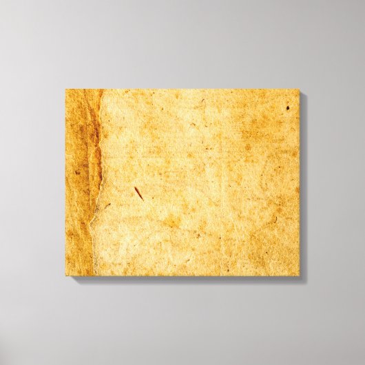 アンティークフランスの紙パーチメント背景テクスチャ キャンバスプリント (正面)