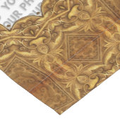 アンティークフレームI +あなたの画像&バックガー。 ショートテーブルランナー (コーナー)