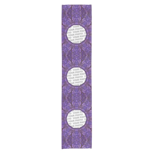 アンティークフレームIII +イメージとバックグラファー。 ショートテーブルランナー (正面)