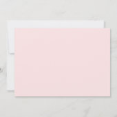 アンティークフローラオーナメント赤面ブライダルシャワー 招待状 (裏面)