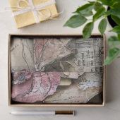 アンティークフローラコラージュメスポートレートデカップージ 薄葉紙 (ギフト)