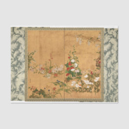 アンティークフローラデコパージュまたはギフト用の漆塗りアート 薄葉紙