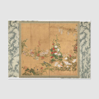 アンティークフローラデコパージュまたはギフト用の漆塗りアート 薄葉紙