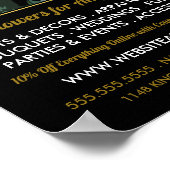 アンティークフローラデザイン、フローリ広告ー ポスター (角)