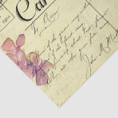 アンティークフローラフランスのはがきEphemera Decompage 薄葉紙 (詳細)