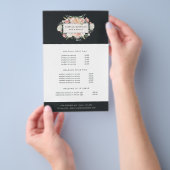 アンティークフローラ価格とサービス チラシ (ハンドル)