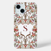 アンティークフローラ充填剤 Case-Mate iPhoneケース (裏面)