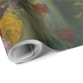 アンティークフローラ絵を描バスケット ラッピングペーパー (ロールコーナー)