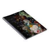 アンティークフローラ静止状態  ノートブック (右側)