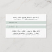 アンティークフローラ |セージストライプの紹介 紹介カード (裏面)