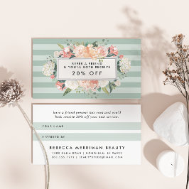 アンティークフローラ |セージストライプの紹介 紹介カード