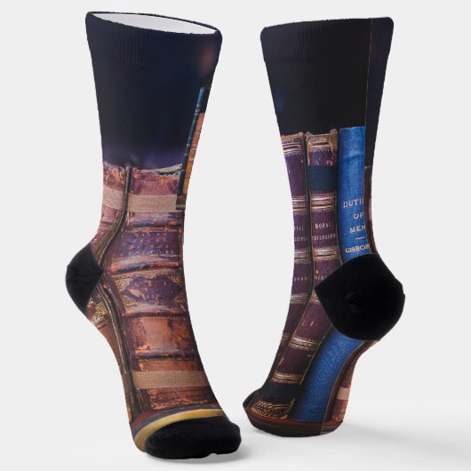 アンティークブックのバインドブック ソックス (傾斜あり)