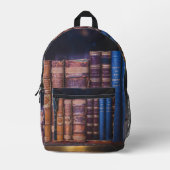 アンティークブックのバインドブック プリントバックパック (正面)