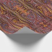 アンティークブックエンドマーブリング ラッピングペーパー (角)