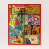 アンティークブックカバー ジグソーパズル (縦)