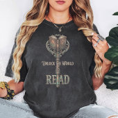 アンティークブックキー開封デザイン Tシャツ