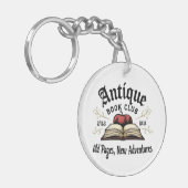 アンティークブッククラブキーチェーン キーホルダー (正面左)