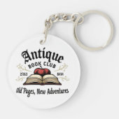 アンティークブッククラブキーチェーン キーホルダー (裏面)