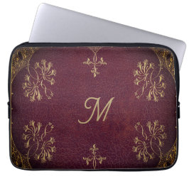 アンティークブックバインド – レザールック ラップトップスリーブ