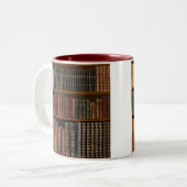 アンティークブックブック愛好家 ツートーンマグカップ (正面左)