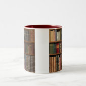 アンティークブックブック愛好家 ツートーンマグカップ (中央)