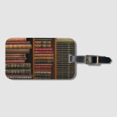 アンティークブックブック愛好家 ラゲッジタグ (正面横)